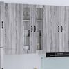 vidaXL Pensile cucina Grigio Sonoma 60 x 31 x 100 cm Legno multistrato