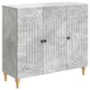 vidaXL Credenza Grigio Cemento 89 x 34,5 x 80 cm Legno ingegnerizzato