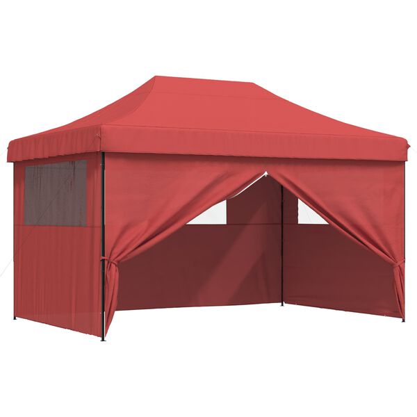 vidaXL Tenda Party Borgogna 292 x 440 x 315 cm Tessuto Oxford