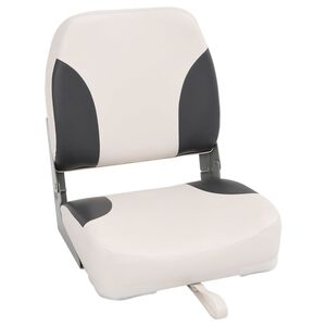 vidaXL Sedile Barca con Cinghia di Fissaggio Pieghevole 41x36x48 cm