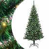 vidaXL Albero di Natale artificiale con luci integrate Verde 210 cm