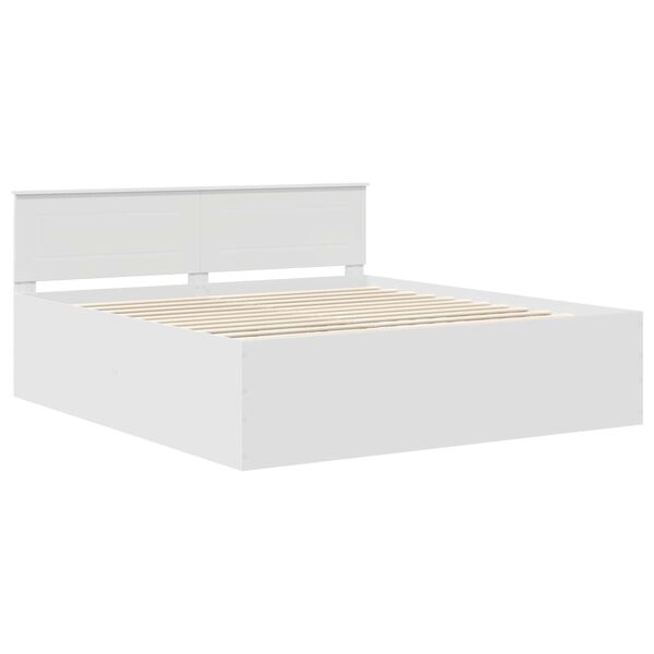 vidaXL Struttura del letto Bianco 180 x 200 cm Legno multistrato