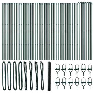 vidaXL Palo della recinzione Verde