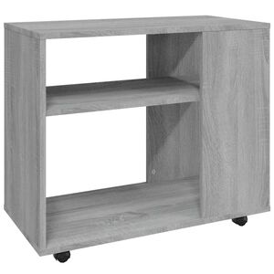 vidaXL Tavolino da Salotto Grigio Sonoma 70x35x60,5 cm
