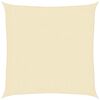 vidaXL Vela Parasole 160 g/m&sup2; Crema 2,5x2,5 m in HDPE