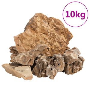 vidaXL Pietre del Drago 10 kg Marroni 5-30 cm