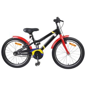 vidaXL Bicicletta per Bambini 24 Pollici per 8-12 anni Nero e rosso