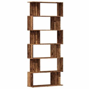 vidaXL Libreria in Legno Antico 80x24x192 cm Legno Multistrato