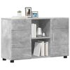 vidaXL Credenza con porta FLORIN Grigio cemento 88,5 x 30,5 x 55,5 cm