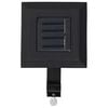 vidaXL Lampade Solari da Esterni 6 pz a LED Quadrate 12 cm Nero
