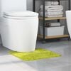vidaXL Tappeto Antiscivolo per Bagno con Taglio per Toilette Verde