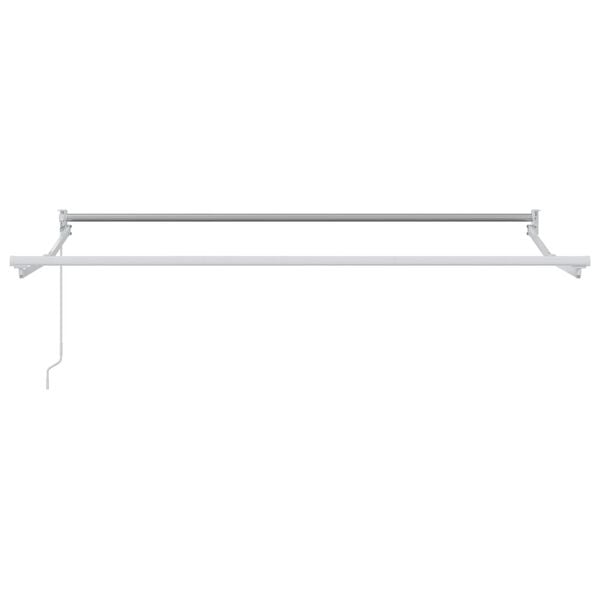 vidaXL Tenda retrattile manuale Rosso 3,5 x 2 m