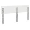 vidaXL Testiera Grigio cemento 200 cm Legno multistrato