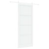 vidaXL Porta scorrevole 93 x 232 cm Legno ingegnerizzato Bianco
