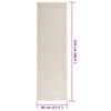 vidaXL Tappeto ZIZUR Crema 80x250 cm Aspetto Iuta Interni ed Esterni