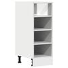 vidaXL Armadio Inferiore &ldquo;Riga&rdquo; Bianco 30x44,5x81,5 cm
