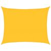 vidaXL Vela Parasole 160 g/m&sup2; Rettangolare Giallo 6x8 m in HDPE