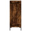 vidaXL Credenza Rovere Fumo 34,5x34x90 cm in Legno Multistrato