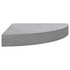 vidaXL Mensole Angolari 4 pz Grigio Cemento 35x35x3,8 cm in MDF