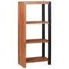 vidaXL Libreria Marrone 50 x 30 x 110 cm Legno di Acacia Massello