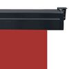 vidaXL Tendalino Laterale per Balcone 125x250 cm Rosso