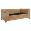 vidaXL Set di Divani 2 pz con Cuscini in Rattan Naturale