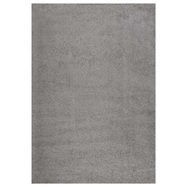 vidaXL Tappeto Shaggy a Pelo Alto Grigio 160x230 cm