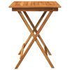 vidaXL Set da Pranzo da Giardino 3 pz Pieghevole in Massello di Acacia