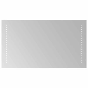vidaXL Specchio da bagno LED Trasparente 70 x 40 cm vetro temperato