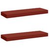 vidaXL Cuscini per Panchina a 2 Pezzi VUGHT 2 pz 100% Poliestere Rosso