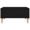 vidaXL Tavolino da salotto Rovere Nero 60 x 60 x 30 cm
