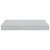 vidaXL Scaffali a Parete 4 pz Grigio Cemento 40x23x3,8 cm in MDF