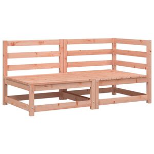 vidaXL Divano da Giardino a 2 Posti in Legno Massello di Douglas