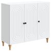 vidaXL Credenza Bianco 89 x 34,5 x 80 cm Legno ingegnerizzato