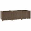 vidaXL Letto rialzato 120x40x38 cm in polipropilene