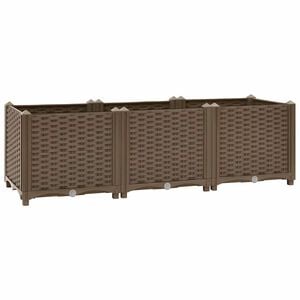 vidaXL Letto rialzato 120x40x38 cm in polipropilene