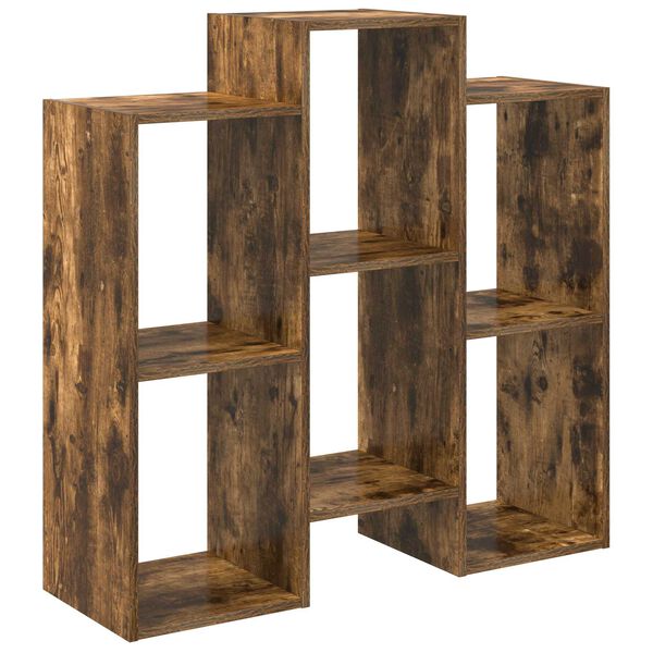 vidaXL Credenza Rovere fum&eacute; 90 x 30 x 90 cm