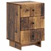vidaXL Armadio da Notte con cassetto Legno antico 43 x 41 x 66,5 cm