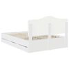vidaXL Struttura del letto Bianco 160 x 200 cm Legno Ingegnerizzato