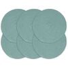 vidaXL Tovagliette 6 pz Grigio Neutro 38 cm Rotonde in Cotone