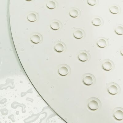 Sealskin Tappetino da Bagno Antiscivolo Rotondo 55 cm Bianco