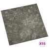 vidaXL Tavole per Pavimenti 55 pcs Grigio 5,11 m&sup2; PVC
