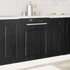 vidaXL Mobile da cucina Kalmar Rovere Nero 60 x 1,5 x 67 cm