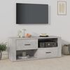 vidaXL Mobile per TV Grigio Cemento 100x35x40 cm Legno Multistrato