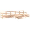 vidaXL Set Salotto da Giardino 7 pz in Legno Massello di Pino