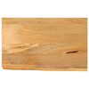 vidaXL Piano Tavolo Bordi Vivi 40x20x2,5 cm in Legno Massello di Mango