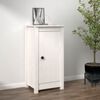 vidaXL Credenza Bianca 39x35x80 cm in Legno Massello di Pino