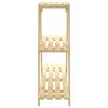 vidaXL Portafiori 101x23x79 cm in Legno Massello di Pino