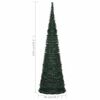 vidaXL Albero di Natale Artificiale Apribile Preilluminato Verde 150cm