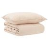 vidaXL Set di Piumoni 2 pz 135 x 200 cm Tutte le stagioni Beige